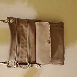 Roots leather small crossbody